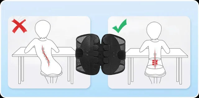 🧘Adjustable Lumbar Support Belt – Lower Back Brace💪